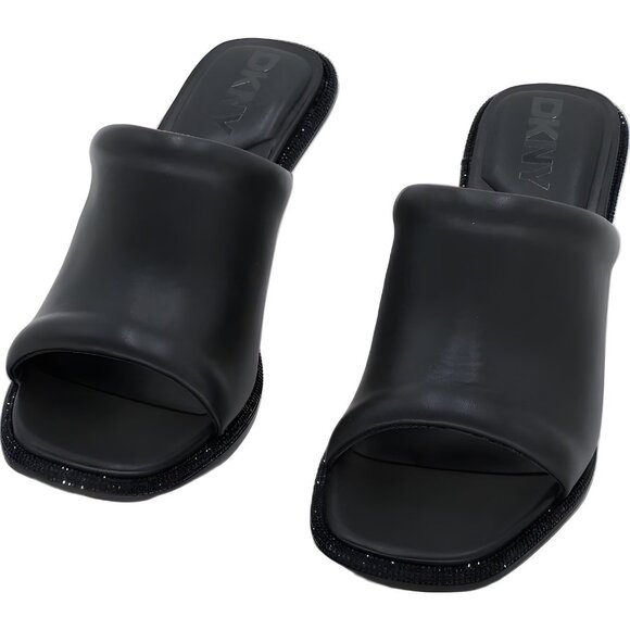 DKNY Reading Slide Sandals Black Slip-On Comfort Women's US 6.5M - Picture 5 of 6